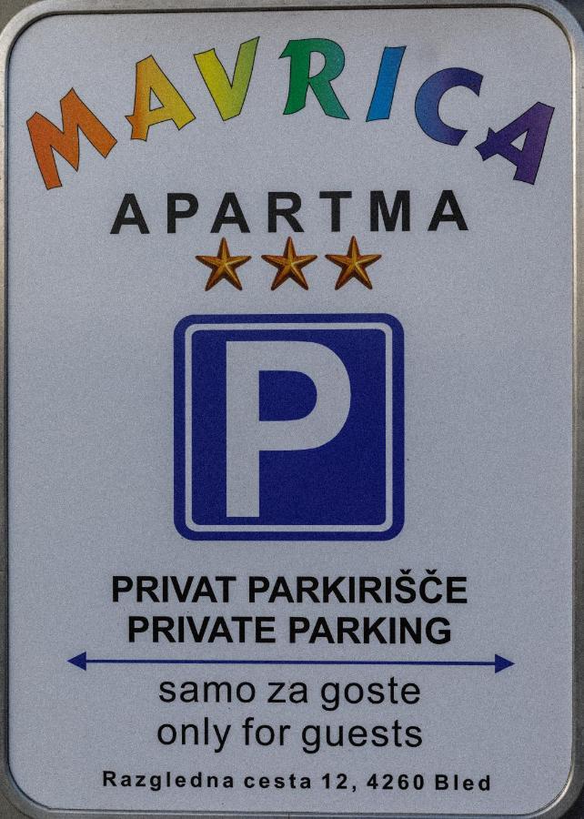 Apartment Mavrica Bled Esterno foto